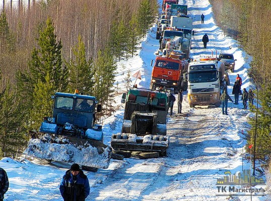 Доставка по зимникам Якутии